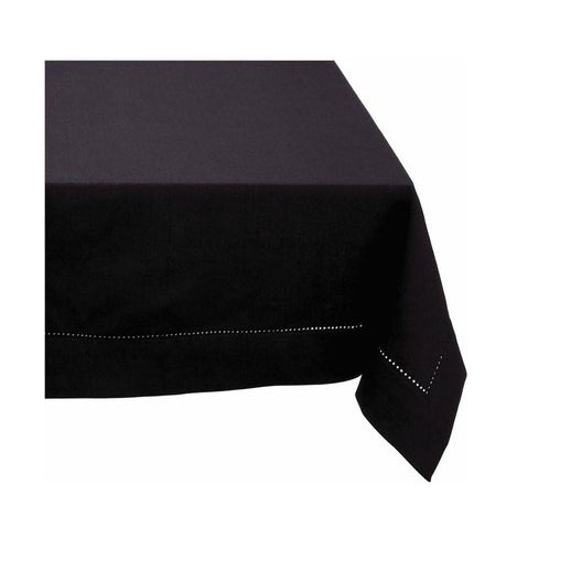 Country Table Cloth HEMSTITCH Tablecloth BLACK 150x230cm Rectangle