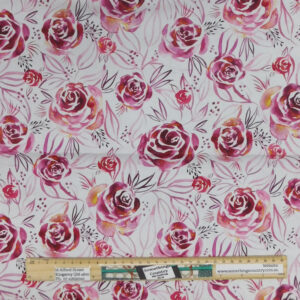 Patchwork Quilting Sewing Fabric Moda Moody Bloom Pink 50x55cm FQ Material