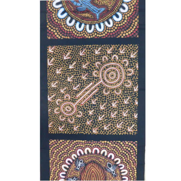 Patchwork Quilting Sewing Fabric Aboriginal Indigenous Panel A 41x110cm