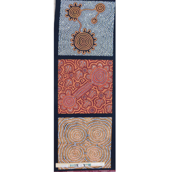 Patchwork Quilting Sewing Fabric Aboriginal Indigenous Panel B 41x110cm