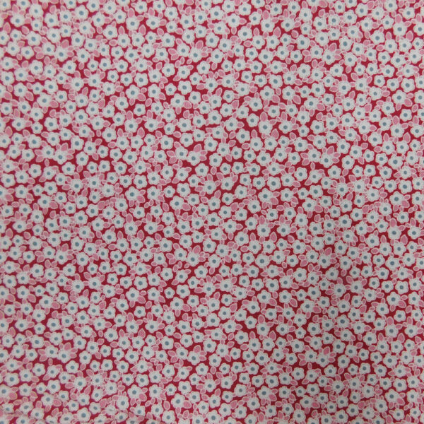 Quilting Patchwork Sewing Fabric TILDA Woodland Carol Red 50x55cm FQ