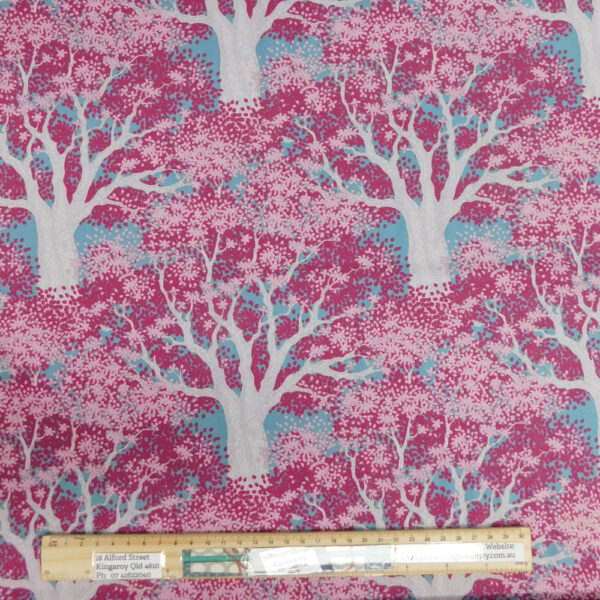 Quilting Patchwork Sewing Fabric TILDA Woodland Juniper Plum 50x55cm FQ