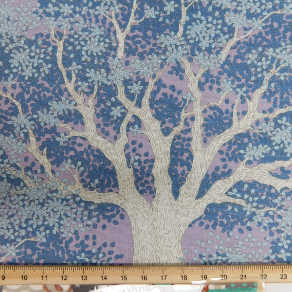 Quilting Patchwork Sewing Fabric TILDA Woodland Juniper Blue 50x55cm FQ