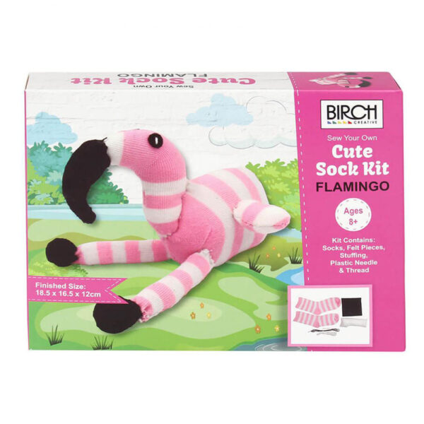 Birch Sew Your Own Sock Kit Kids Beginner Flamingo Inc All Materials
