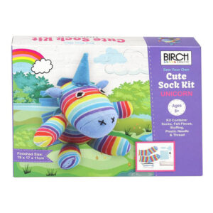 Birch Sew Your Own Sock Kit Kids Beginner Unicorn Inc All Materials