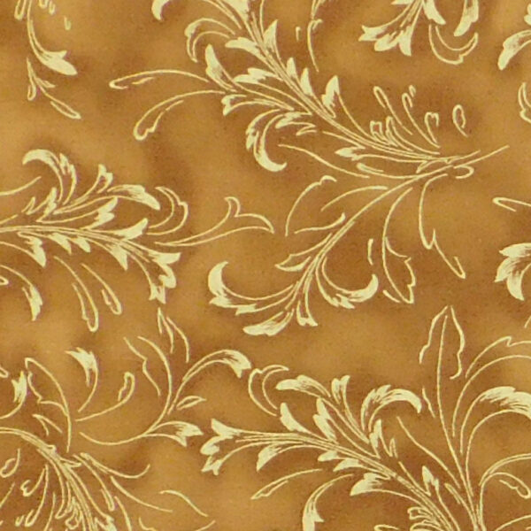 Quilting Patchwork Sewing Fabric Tan Gold Metallic 50x55cm FQ