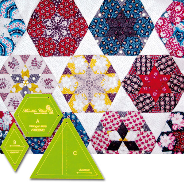 Quilting Patchwork Sewing Template Hexagon Party 8'' Matildas Own