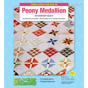 Quilting Patchwork Sewing Template Peony Medallion Matildas Own