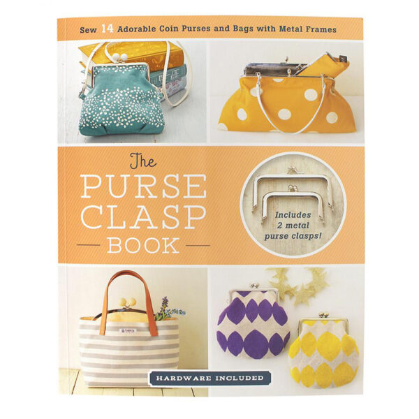 The Purse Clasp Book including 2 Metal Clasps Hardware