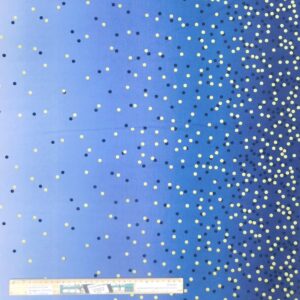 Quilting Patchwork Sewing Fabric Moda Ombre Spots Blue 50x55cm FQ