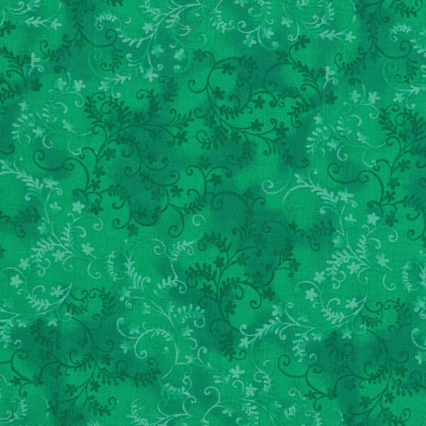 Quilting Patchwork Sewing Fabric Mystic Vine Green 50x55cm FQ