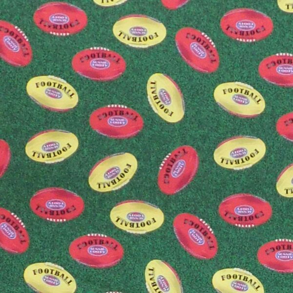 Quilting Patchwork Sewing Fabric AFL Football 50x55cm FQ