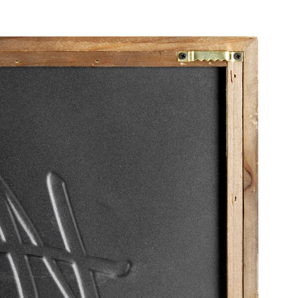 Monochrome Black Sign Home Love Surrounds Framed Wall Art