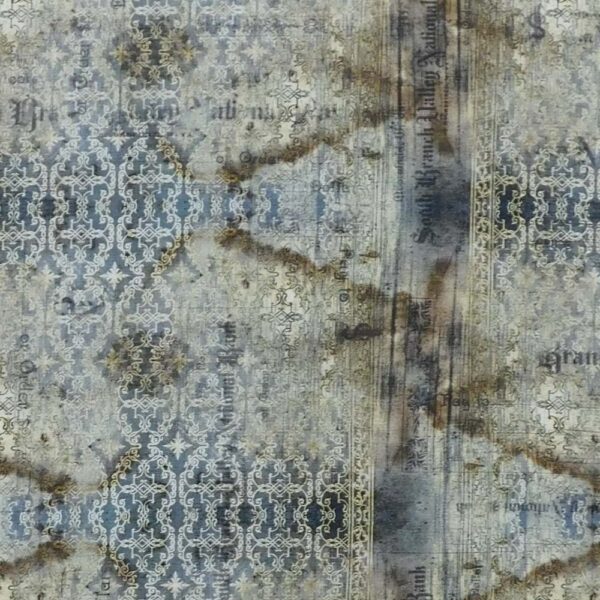 Quilting Patchwork Fabric Tim Holtz Abandoned Stained Allover 50x55cm FQ