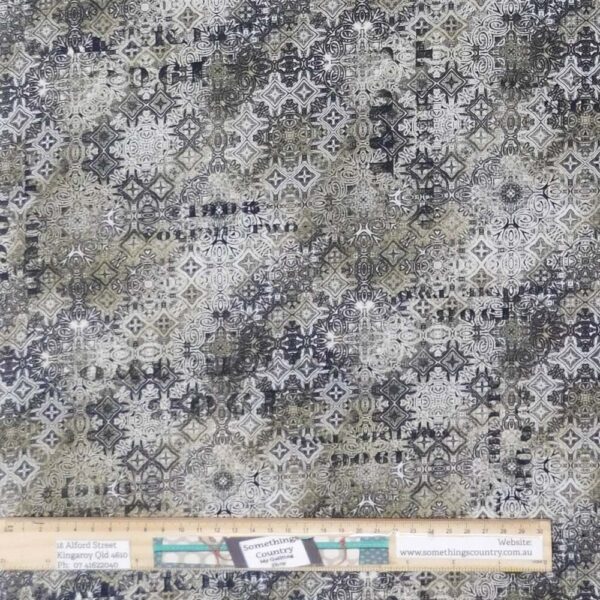 Quilting Patchwork Fabric Tim Holtz Abandoned Tile Allover 50x55cm FQ