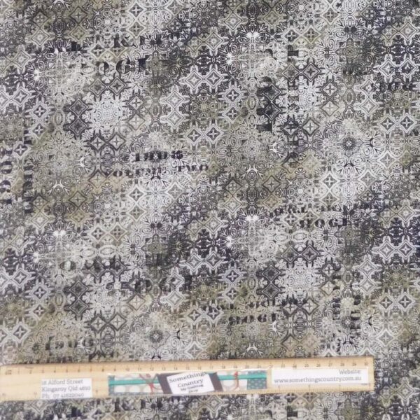 Quilting Patchwork Fabric Tim Holtz Abandoned Tile Allover 50x55cm FQ