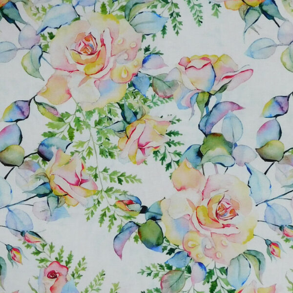 Quilting Patchwork Fabric Patricia Floral Allover 50x55cm FQ