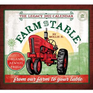 Legacy 2022 Calendar Farm To Table Calender Fits Wall Frame