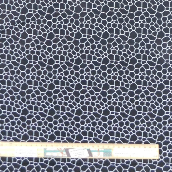 Quilting Patchwork Sewing Fabric Morning Pebble Black 50x55cm FQ