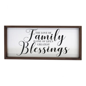 Country Farmhouse Sign Family Lifes Greatest Blessing Hanging