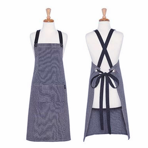 Ladelle Kitchen Cooking Eco Recycled Navy Apron Adult One Size