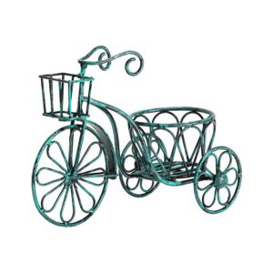 French Country Vintage Inspired Metal Bicycle Plant Holder