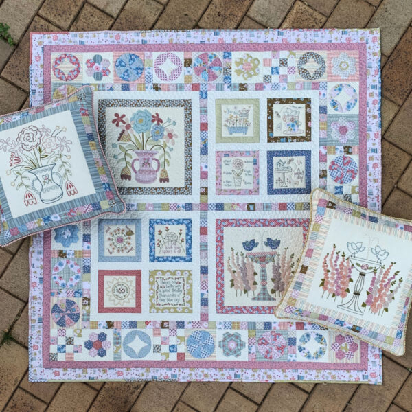 The Birdhouse Designs Quilting Sewing Blume and Grow Quilt Pattern