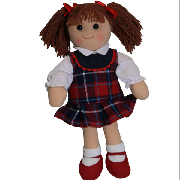 Hopscotch Lovely Soft Rag Doll Charlotte Girl Dressed Doll Large 35cm