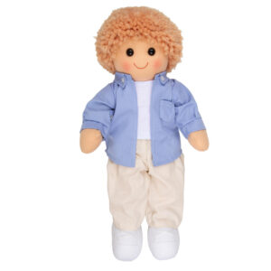 Hopscotch Lovely Soft Rag Doll Jake Boy Dressed Doll Large 35cm