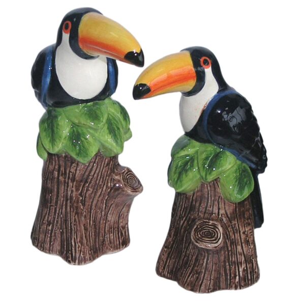 French Country Collectable Toucan Birds Salt and Pepper Set