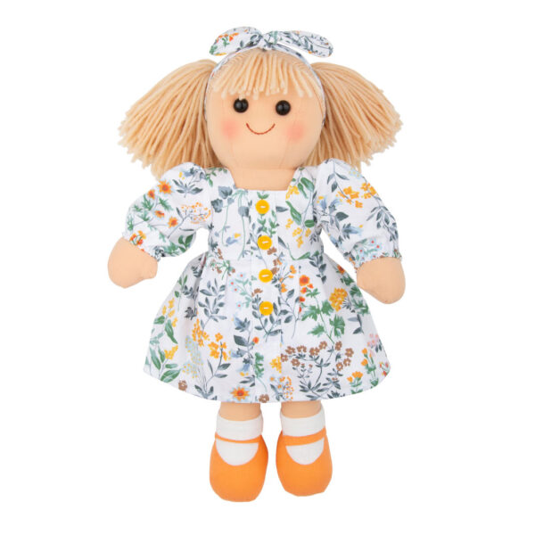 Hopscotch Lovely Soft Rag Doll Stella Girl Dressed Doll Large 35cm