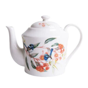 Ashdene French Country Kitchen Tea Pot Blue Wren Infuser Teapot