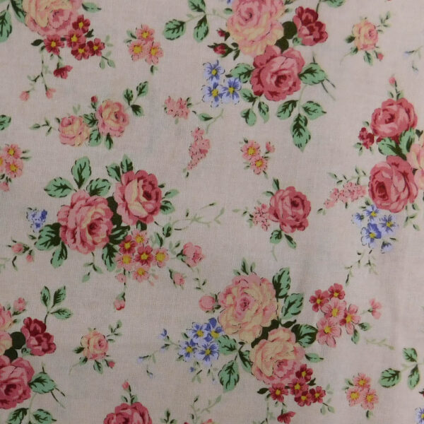 Quilting Patchwork Sewing Fabric Floral Promise Apricot 50x55cm FQ