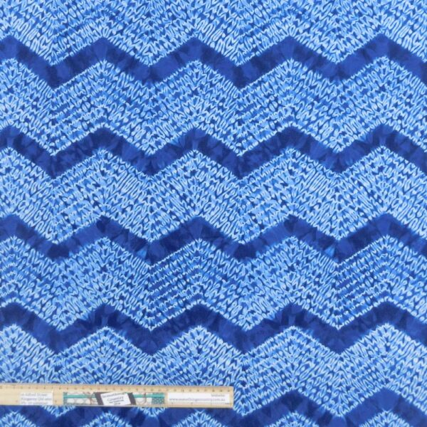 Quilting Patchwork Sewing Fabric Shibori Tochi Waves 50x55cm FQ