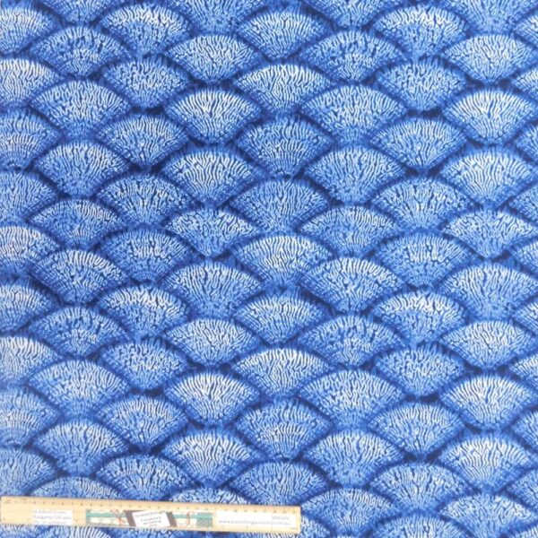 Quilting Patchwork Sewing Fabric Shibori Tochi Chevron 50x55cm FQ