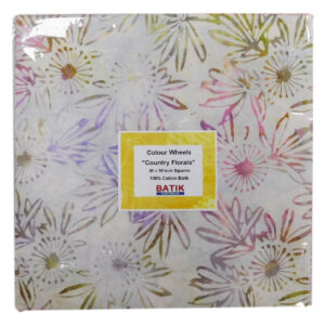 Batik Quilting Patchwork Country Florals Layer Cake 10 Inch Fabrics