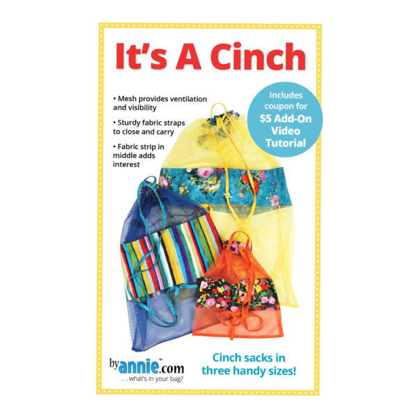 Quilting Sewing By Annie It's A Cinch Bags Pattern Only