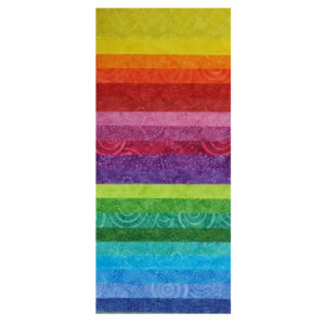 Batik Quilting Patchwork Sewing Jelly Roll Rainbows 2 2.5 Inch Fabrics