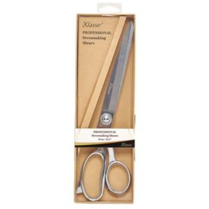 Klasse Professional Dressmaking Shears Scissors 10.5 Inch 27cm Silver
