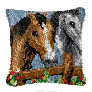 Crafting Kit Horse 1 Latch Hook with Cushion Hook and Threads