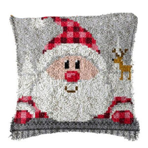 Crafting Kit Santa 2 Latch Hook with Cushion Hook and Threads