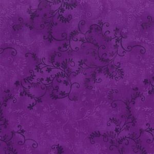 Quilting Patchwork Sewing Fabric Mystic Vine Violet 50x55cm FQ