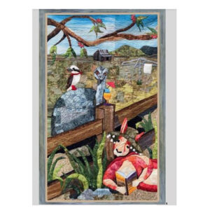 Batik Quilting Sewing Outback Wallhanging Pattern and Kit incl Fabric