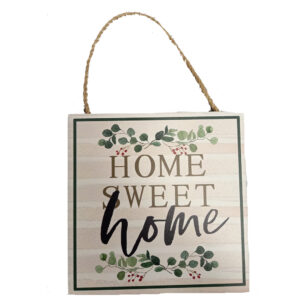 Country Wooden Hanging Sign Home Sweet Home Small Plaque