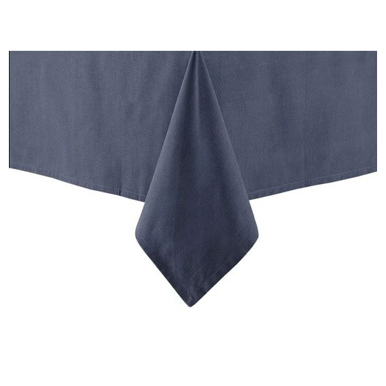 Ladelle Table Cloth Base Linen Navy 150x265cm Tablecloth