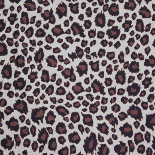 Quilting Patchwork Sewing Fabric On Safari Leopard Print 50x55cm FQ