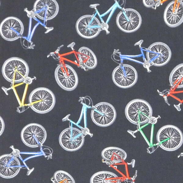 Quilting Patchwork Sewing Fabric Bicycles Allover 50x55cm FQ