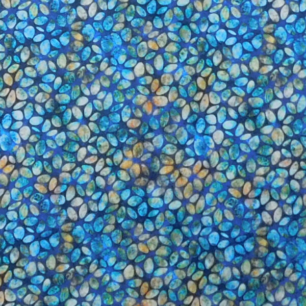 Quilting Patchwork Sewing Fabric Savannah Pebble Blue 50x55cm FQ