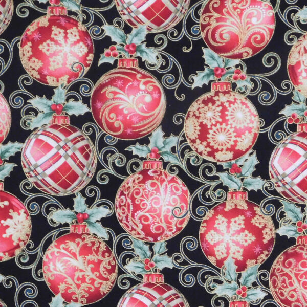 Quilting Patchwork Sewing Fabric Christmas Ornaments 50x55cm FQ