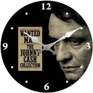 Clock French Country Wall Clocks 17cm Johnny Cash Small